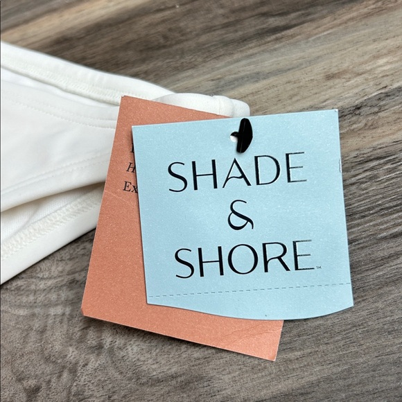 NWT Shade & Shore White Bikini Bottom - Picture 2 of 7